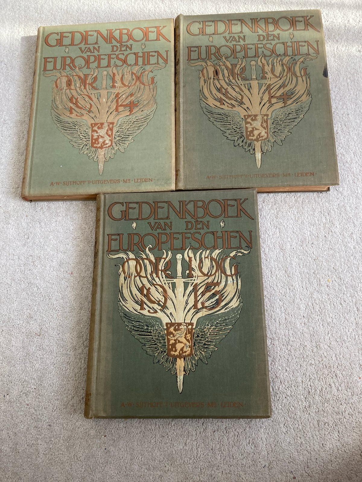 Gedenkboek van den Europeeschen Oorlog 1914-1917 (3 delen), Boeken, Ophalen of Verzenden, Tweede Wereldoorlog, Gelezen, Algemeen