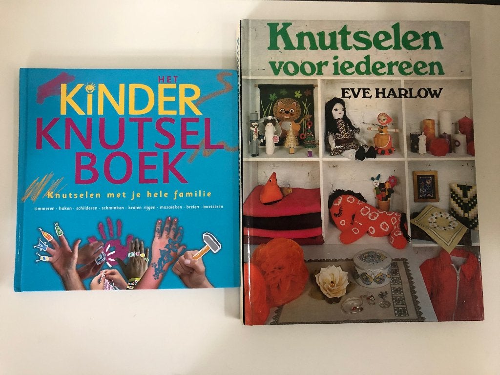 A539 Twee boeken over knutselen met kinderen Eve Harlow, Boeken, Ophalen of Verzenden, Gelezen, Overige onderwerpen