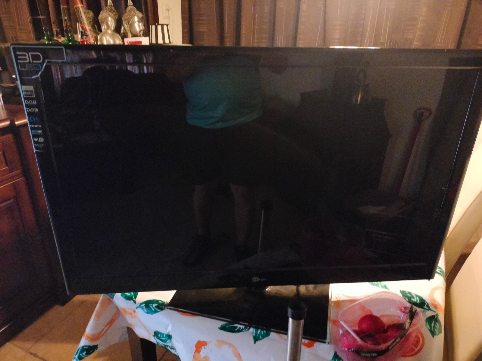 MT logic LE427118MT 107 CM, Gebruikt, 50 Hz, 100 cm of meer, Smart TV