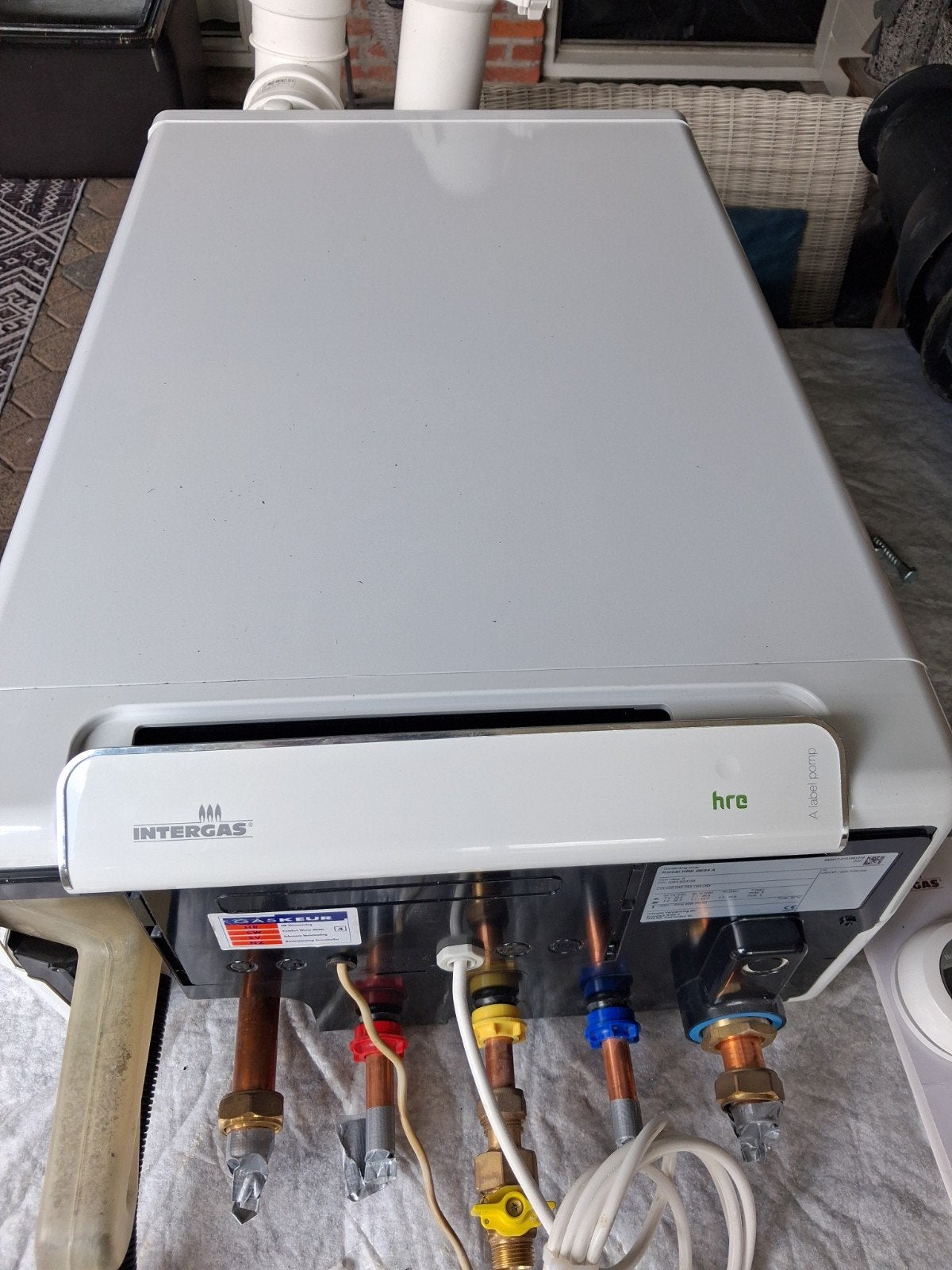 Intergas28/24a 2021 cw4 werkend gedemonteerd, Doe-het-zelf en Verbouw, Geisers en Boilers, Minder dan 20 liter, Ophalen of Verzenden