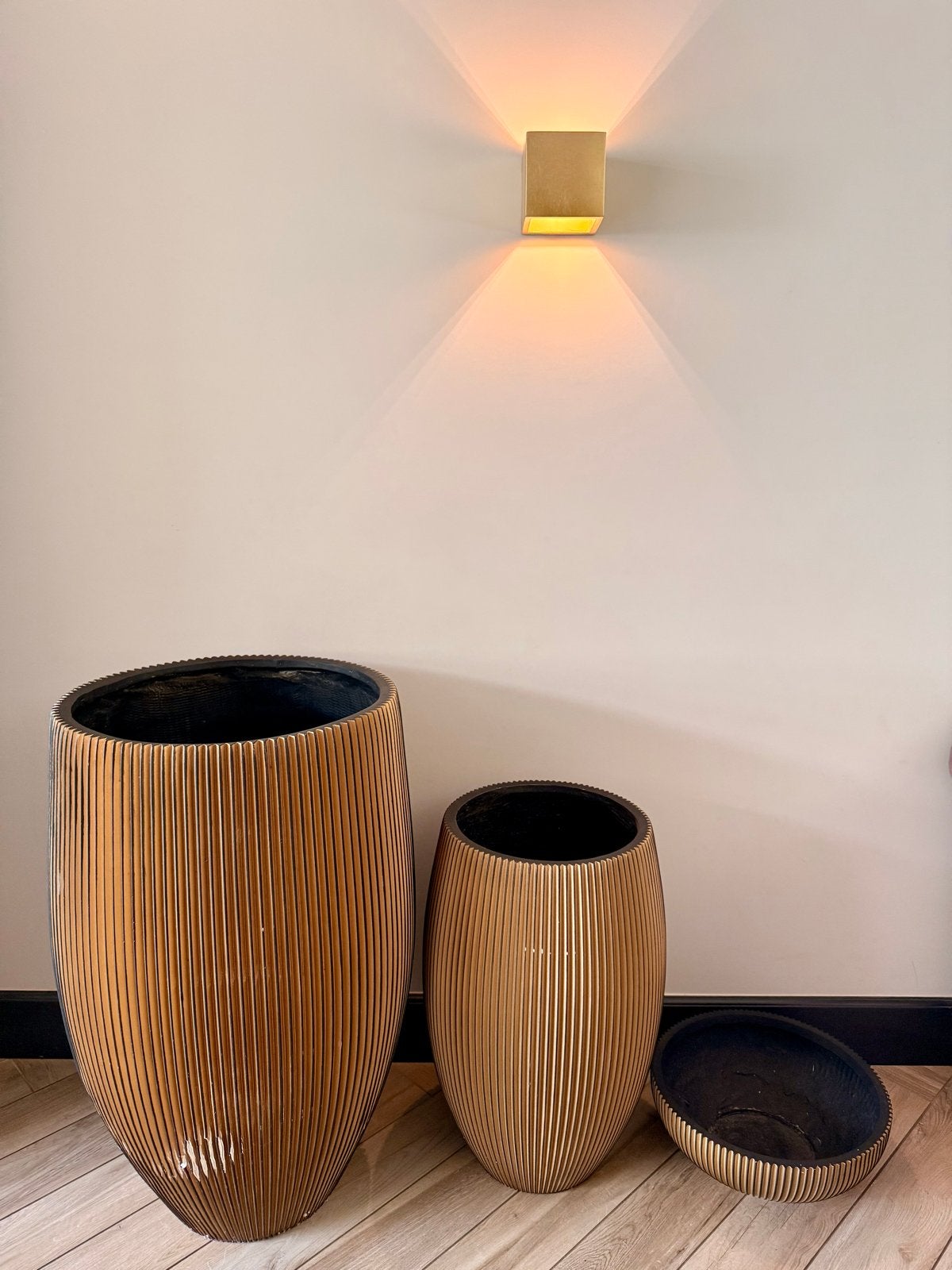 Set van 3 Capi Europe planten bakken potten Intratuin, Tuin en Terras, Bloempotten, Ophalen, Kunststof, Gebruikt, 40 cm of meer