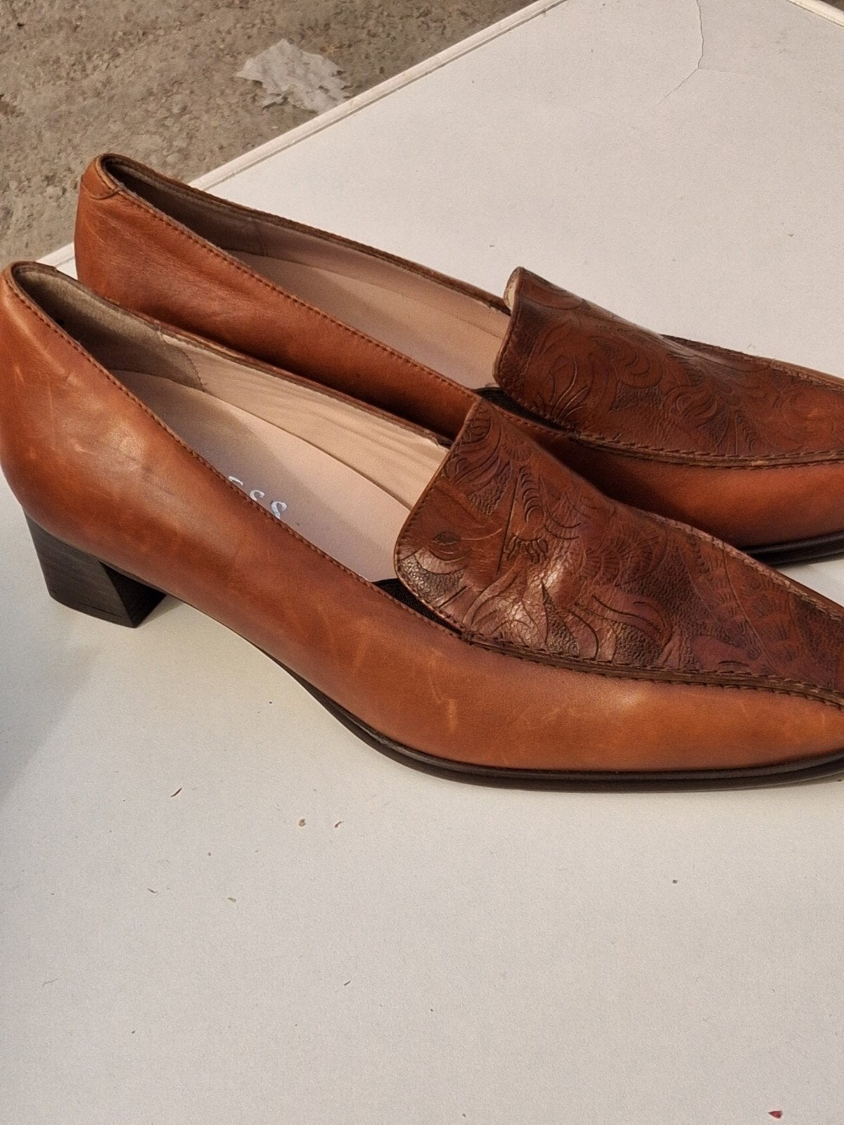 Spiess leren pumps nieuw .vintage maat 6, Ophalen of Verzenden, Nieuw