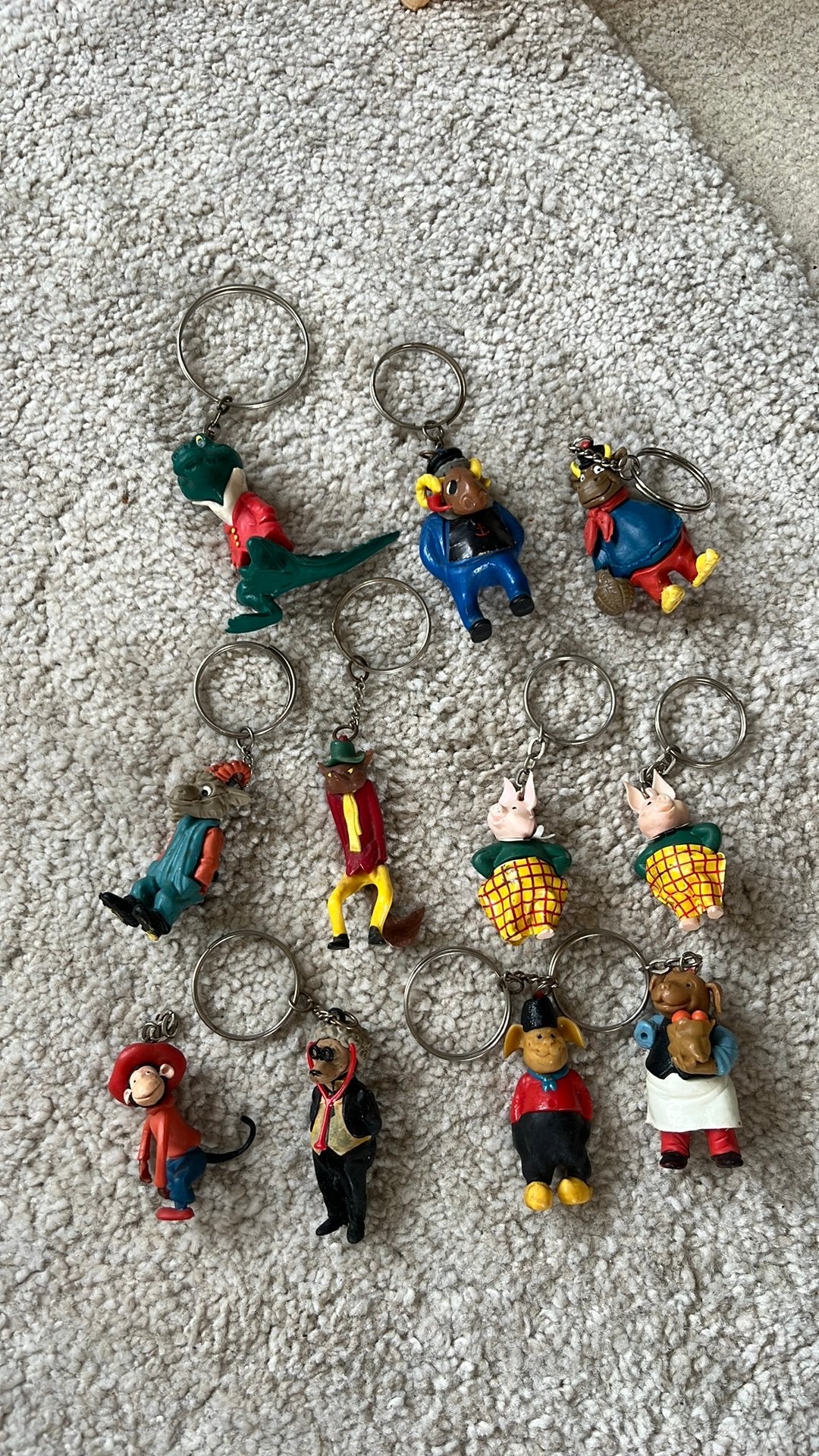 Oude sleutelhangers Flipje jaren ‘60, Verzamelen, Verzenden, Gebruikt, Overige typen