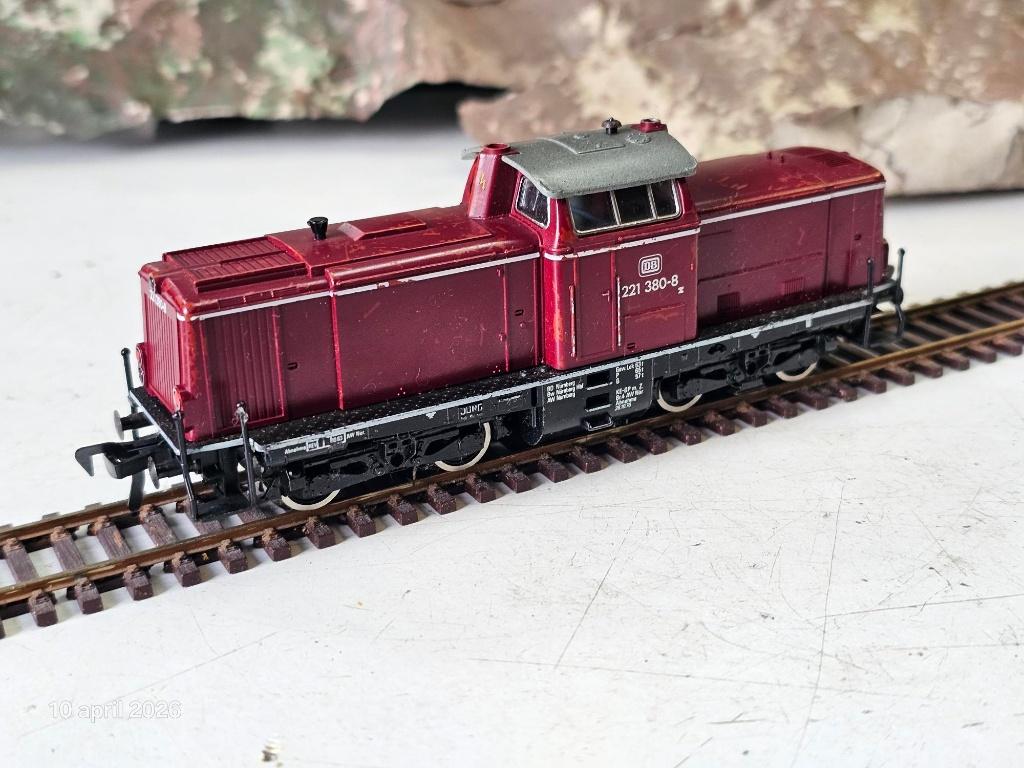 Modeltrein H0 Fleischmann lokomotief V-100 diesel, getest ok, Gebruikt, Fleischmann, Ophalen of Verzenden, Analoog