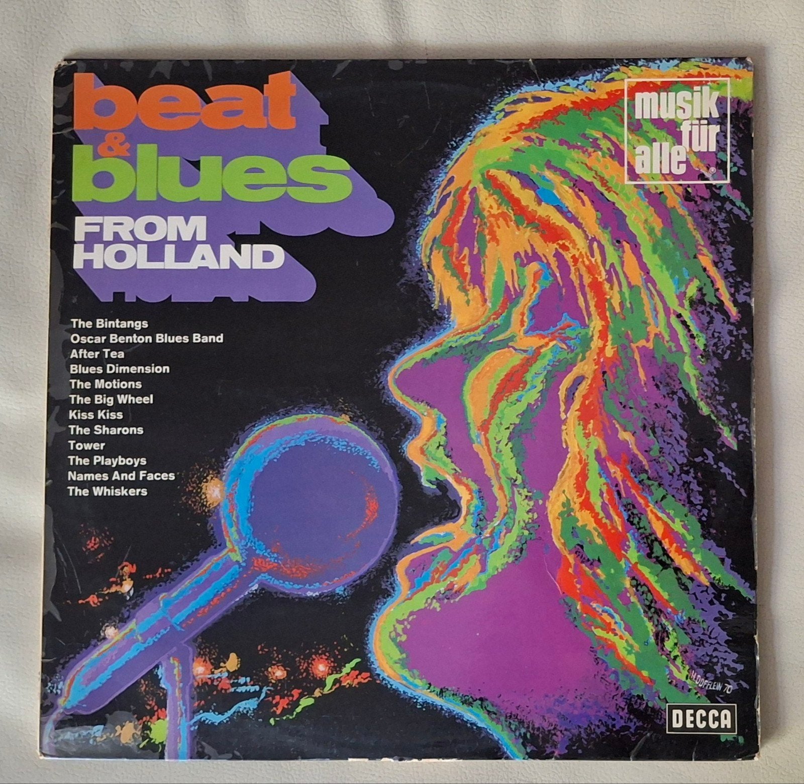 Beat & Blues From Holland LP - Diverse Artiesten, LP, Gebruikt, Ophalen of Verzenden, 12 inch