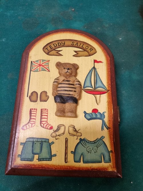 sleutelkastje teddy sailor van hout, Ophalen of Verzenden, 'T Olde Gre-j, Info@toldegrej.nl, Endepoelstraat 20f Didam