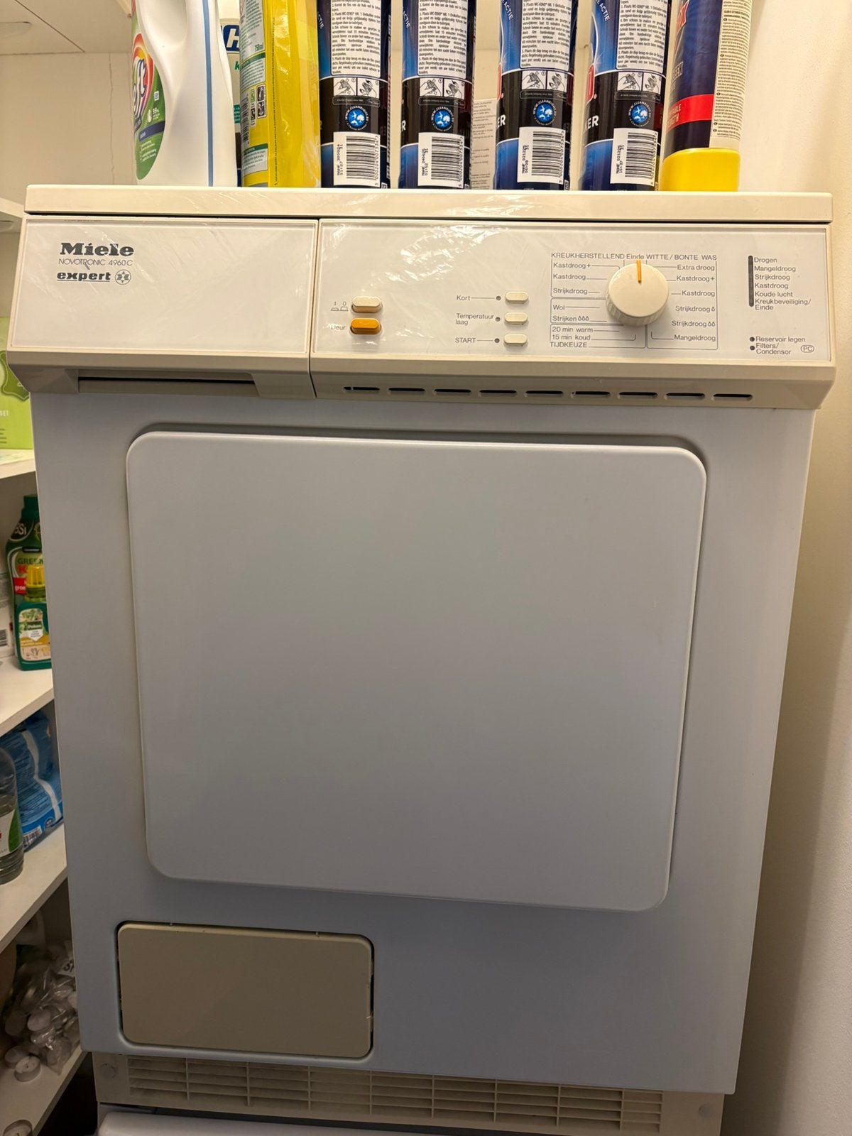 Miele droger, Ophalen, Gebruikt, Luchtafvoer, 85 tot 90 cm
