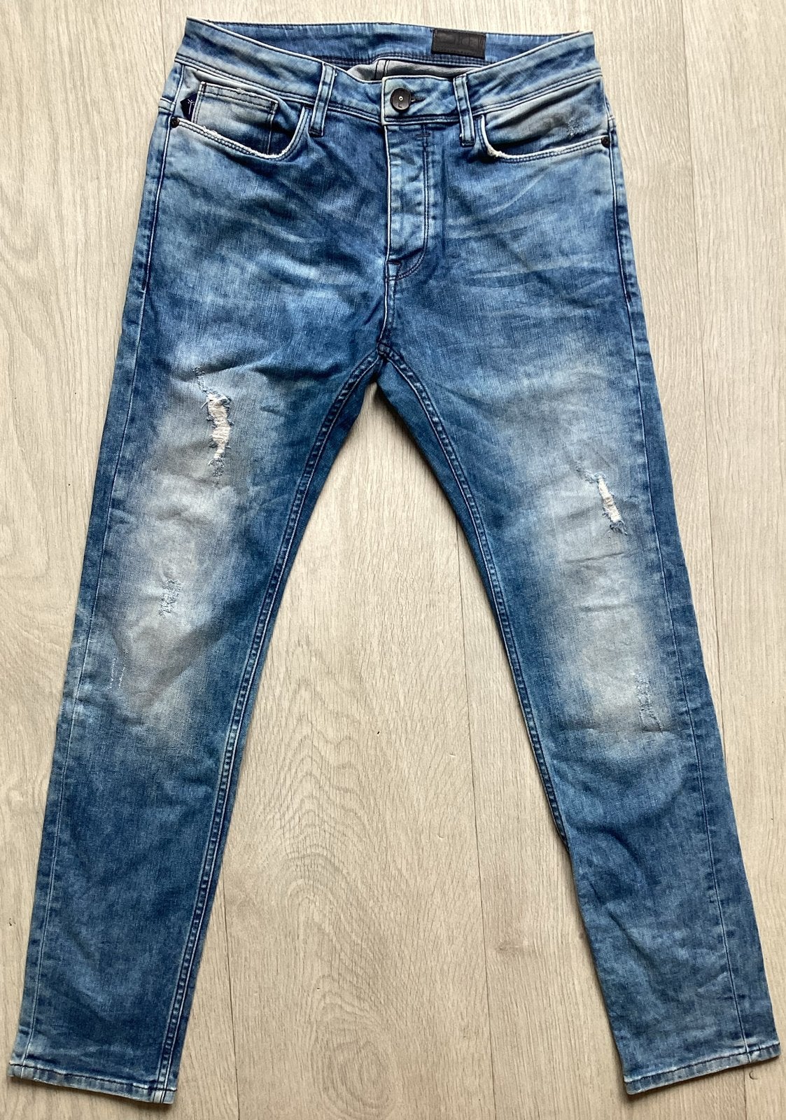 REV Revelation Jeans W30 L32 Blauw, Blauw, W32 (confectie 46) of kleiner, Ophalen of Verzenden, Zo goed als nieuw
