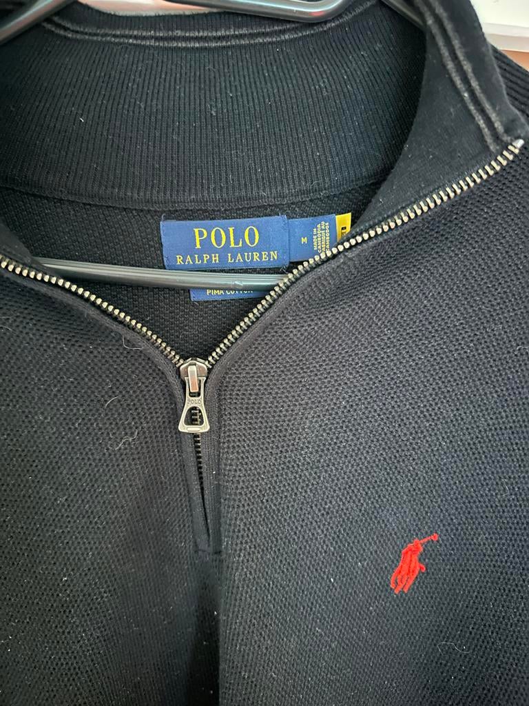 Polo Ralph Lauren Trui Zwart Maat M, Ophalen, Zo goed als nieuw, Maat 48/50 (M), Zwart