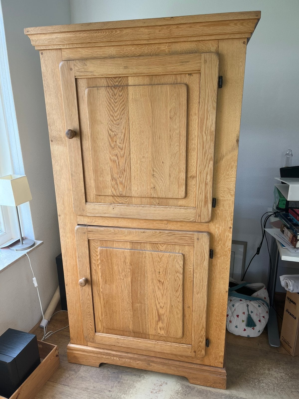 Eikenhouten kast, Ophalen, Gebruikt, 70 tot 120 cm, Eikenhout