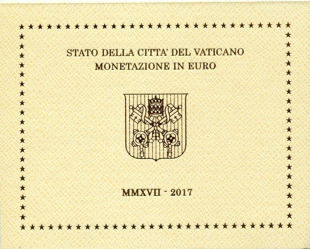 BU set Vaticaan 2017 Blister - 1 cent t/m 2 euro, Verzenden, Vaticaanstad, Overige waardes, Setje