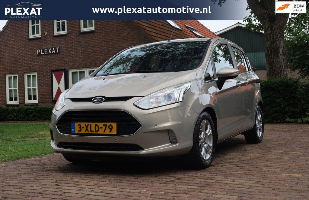 Ford B-Max 1.6 TI-VCT Titanium Aut. | Orig NL | Hoge Instap, Auto's, Ford, Stof, Gebruikt, Zwart, 4 cilinders