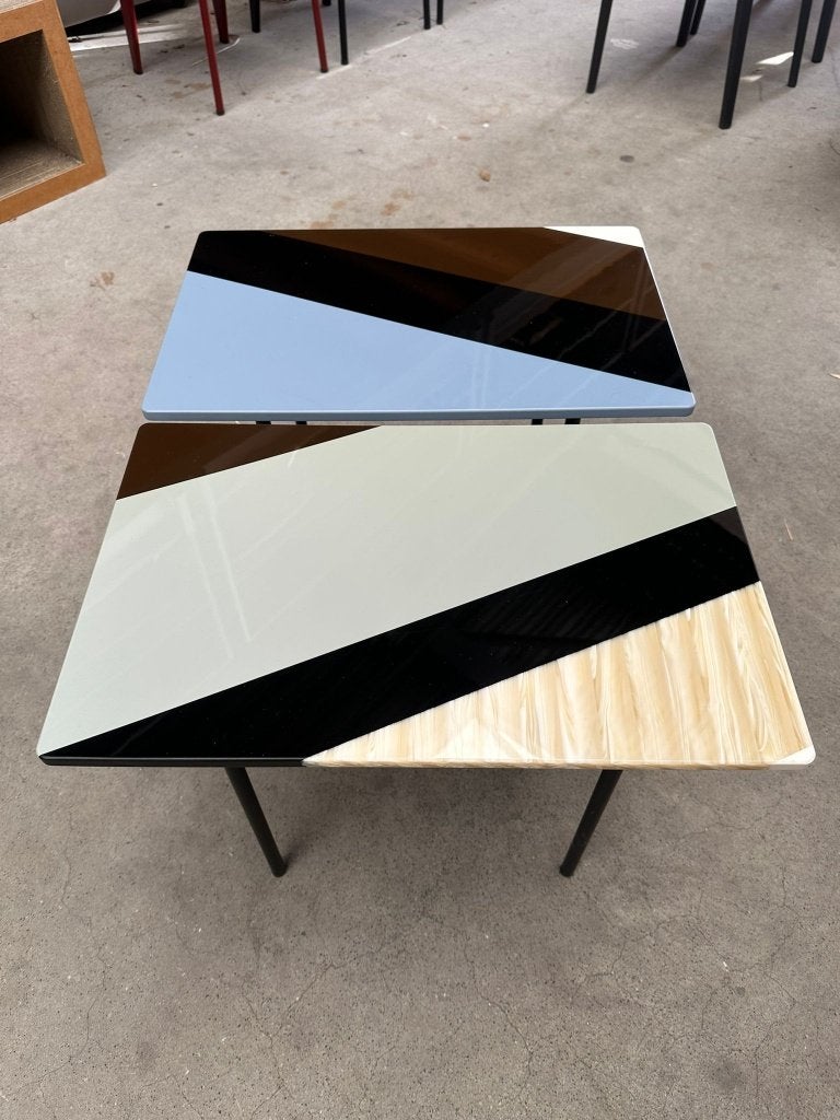 Moroso Fishbone table by Patricia Urquiola (voorraad: 2, Ophalen, Gebruikt, Meerkleurig, Kunststof