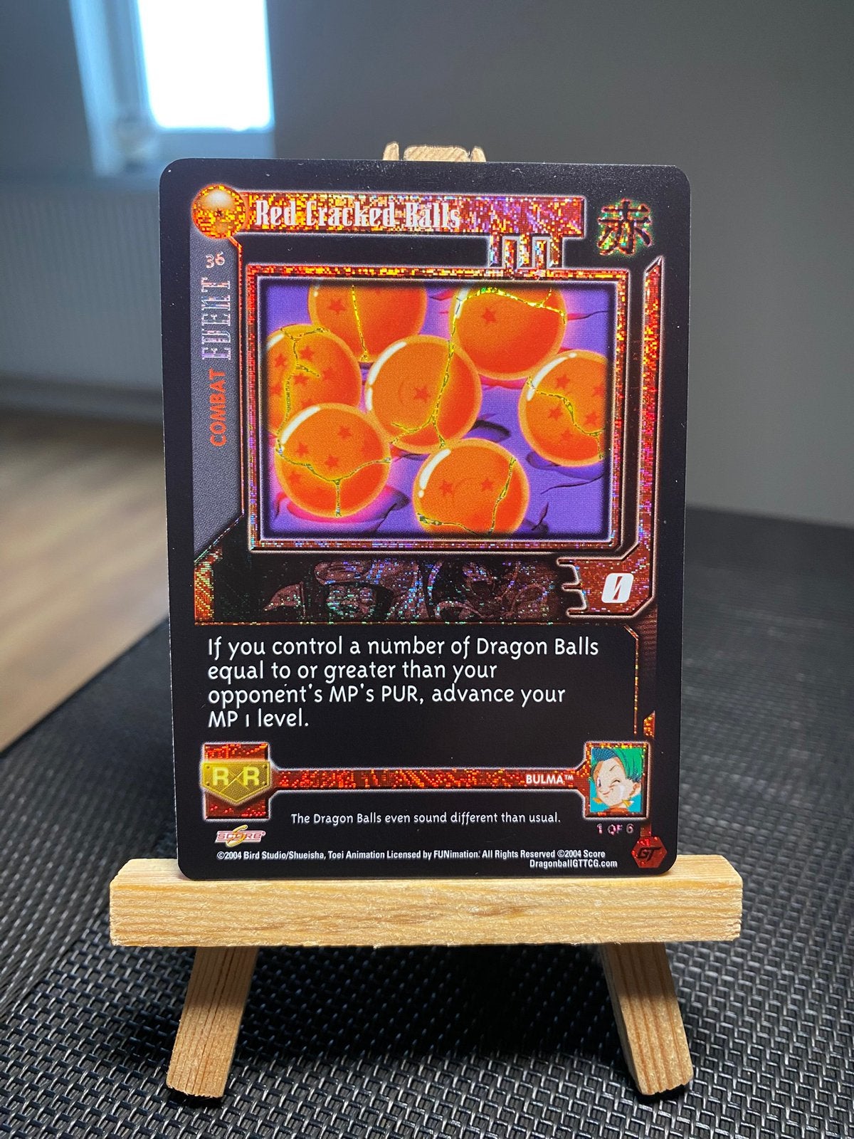 DBGT, Red Cracked Balls (Bulma) #36, Dragon Ball GT, Score, Ophalen of Verzenden, Zo goed als nieuw, Losse kaart, Foil