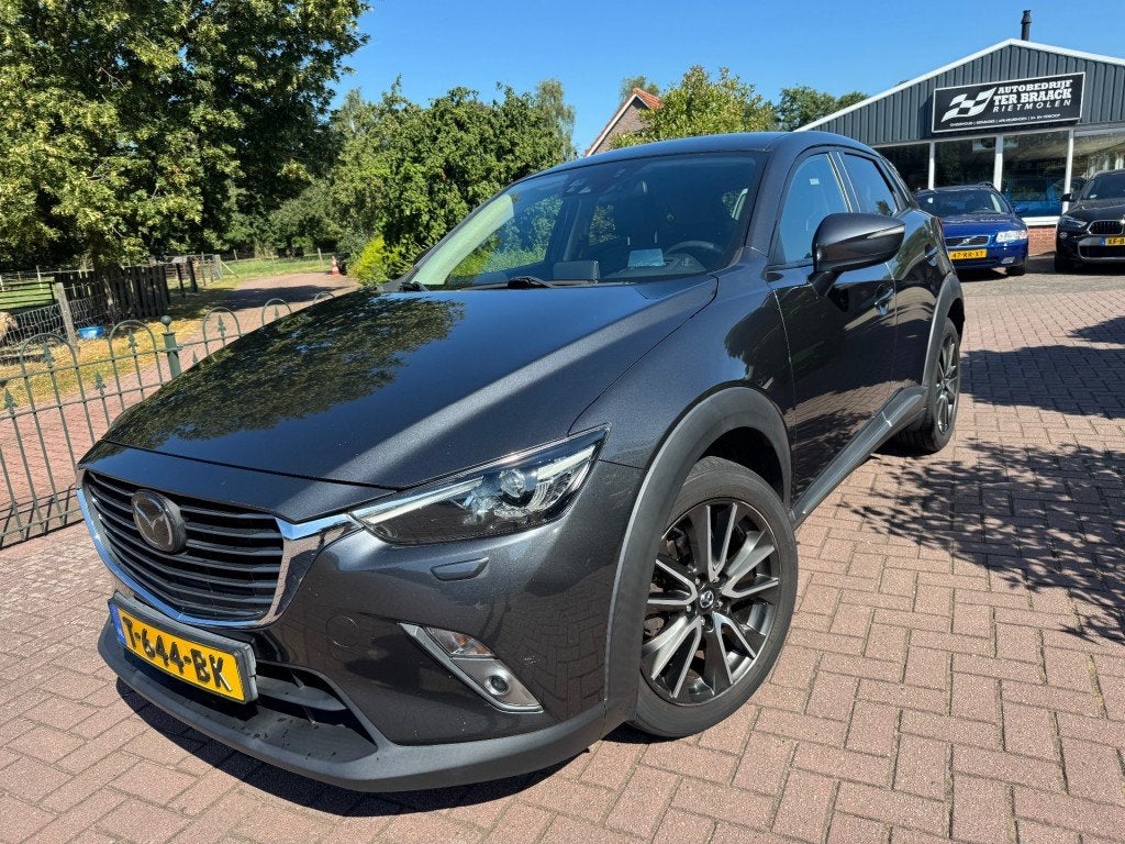 Mazda CX-3 2.0 SkyActiv-G 120 GT-M Automaat/Trekhaak/Camera/, Auto's, 1998 cc, 4 cilinders, Met garantie (alle), Leder