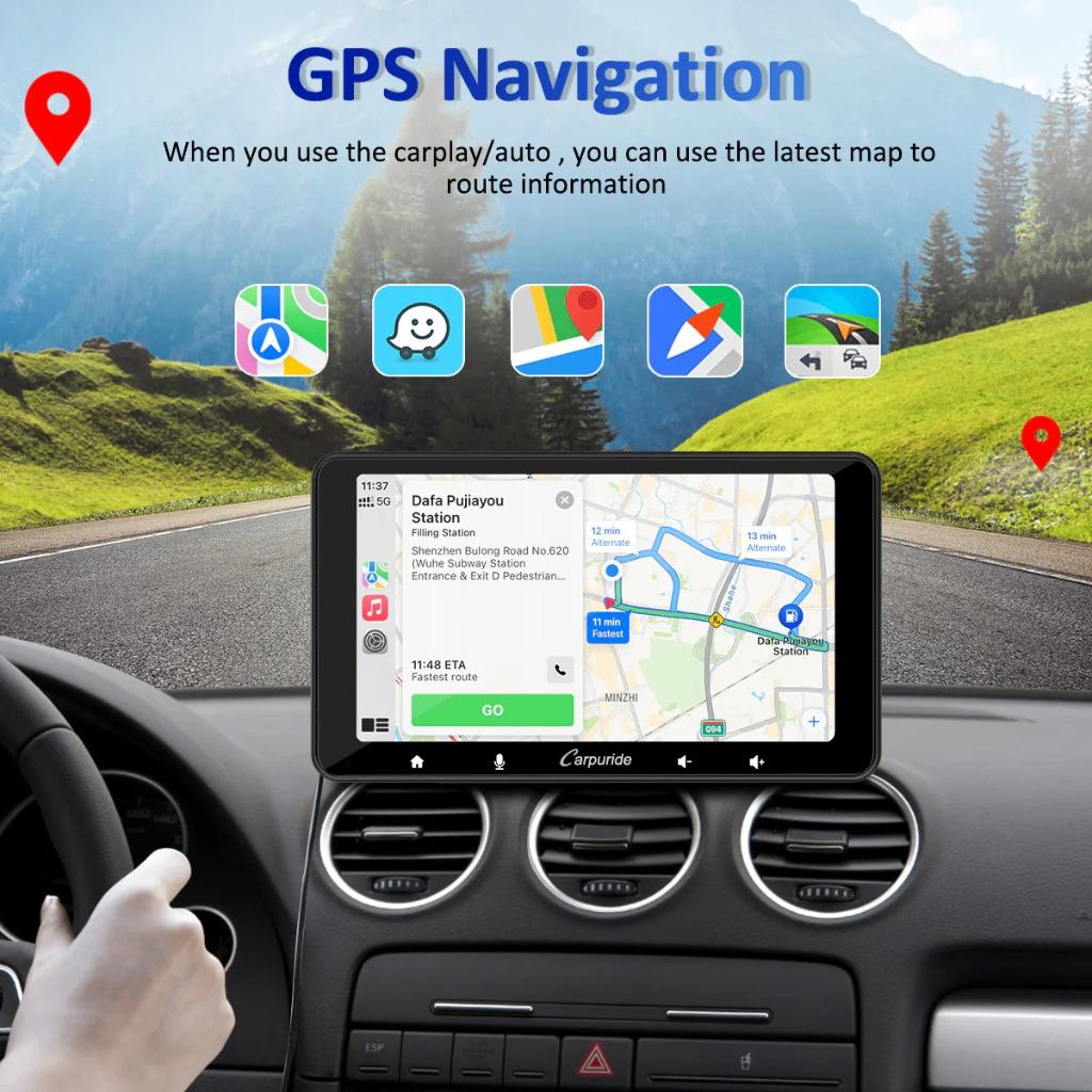 Apple Car Play / Android Auto Carpuride W798 Pro, Auto diversen, Autonavigatie, Ophalen of Verzenden, Nieuw