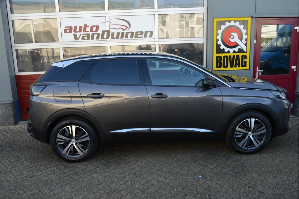 Peugeot 3008 1.6 HYbrid 225 Allure Pack Business O.a: Navi,, Met garantie (alle), 179 pk, Leder en Stof, Origineel Nederlands
