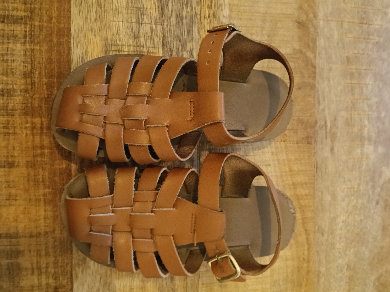 Salt-Water Sandals Original – Tan – Maat 10, Ophalen, Gedragen, Bruin, Sandalen of Muiltjes