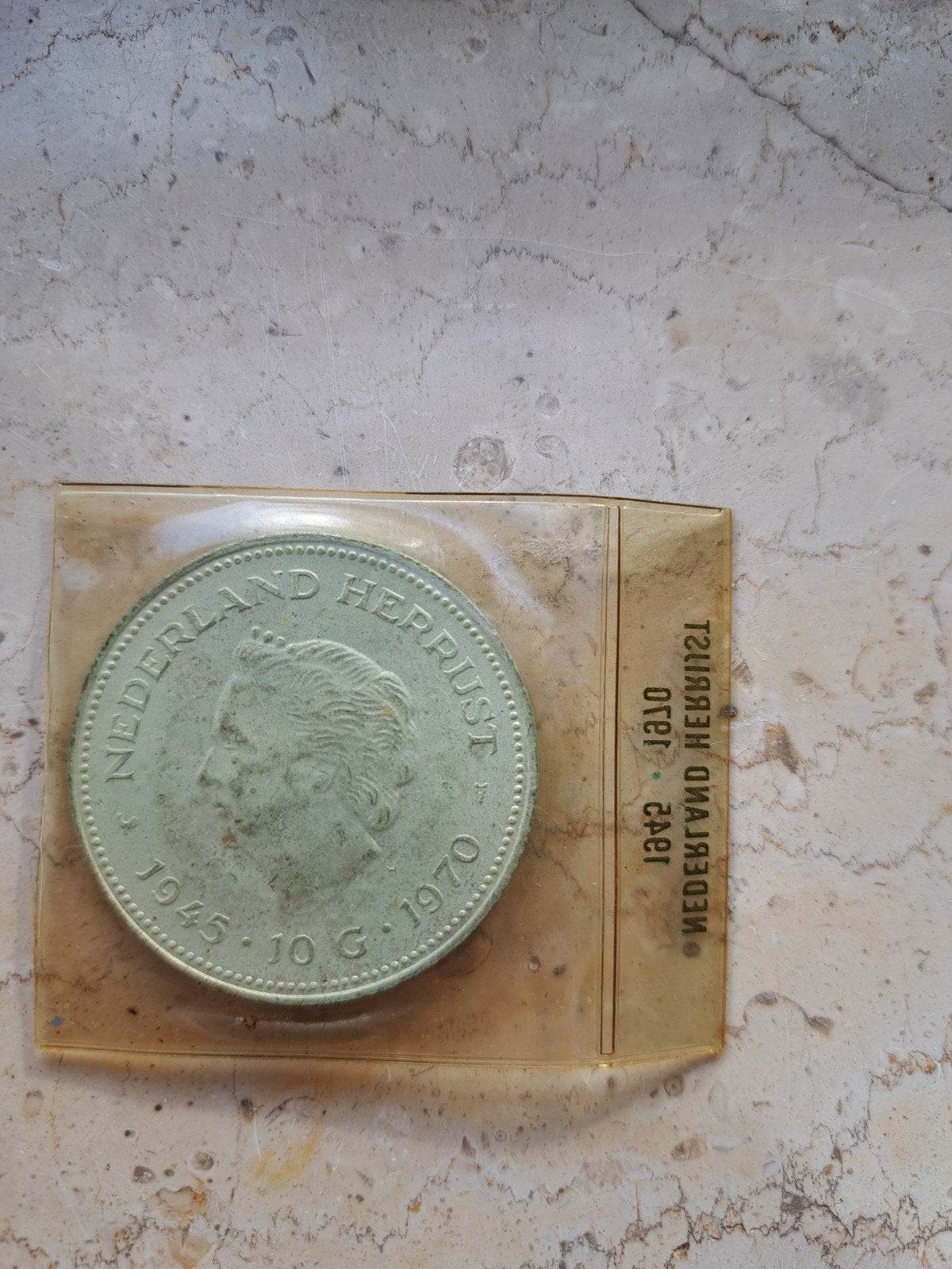 Zilveren 10 gulden 1970 – Nederland Herrijst 1945-1970, Postzegels en Munten, Munten | Nederland, Ophalen, Koningin Juliana, Zilver