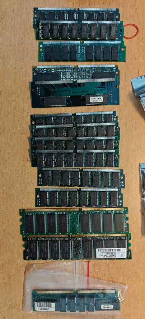 Diverse computer geheugen modules (RAM), Ophalen of Verzenden, DDR, Desktop, Gebruikt