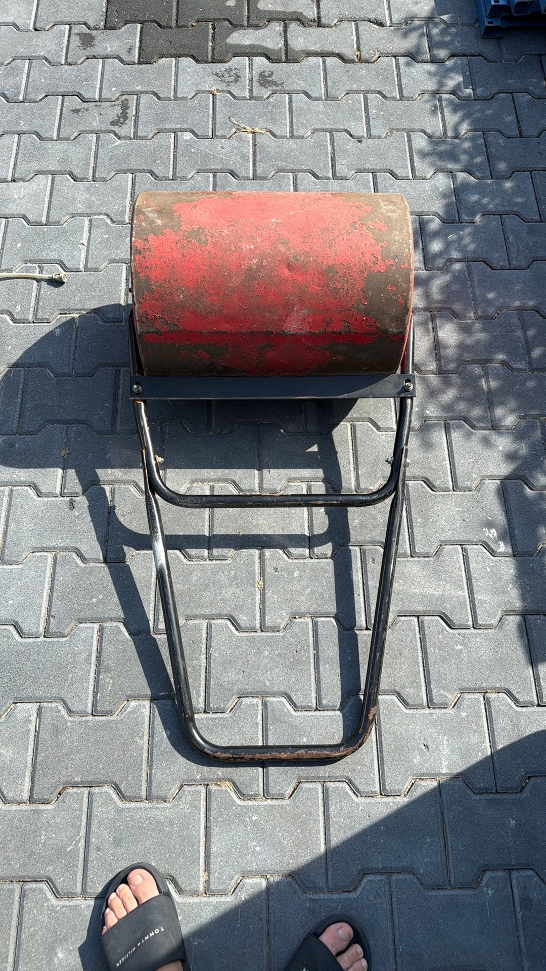 Gazonwals / graszoden roller, Tuin en Terras, Hand-tuingereedschap, Ophalen of Verzenden, Zo goed als nieuw