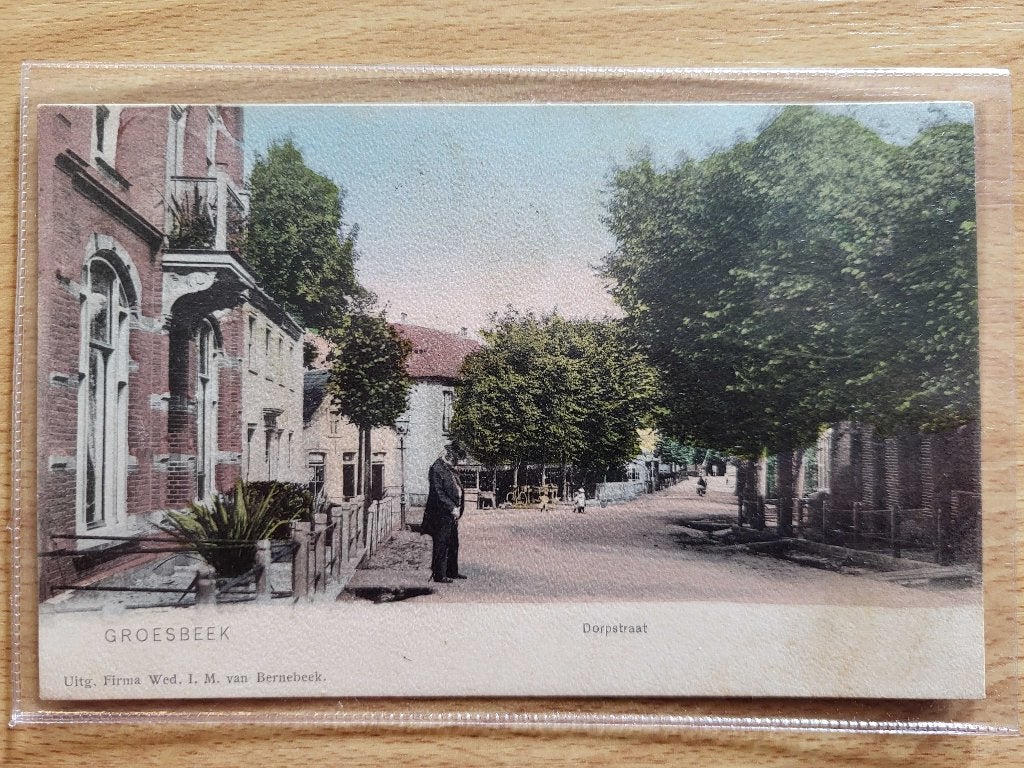 ansicht GROESBEEK Dorpstraat, Verzamelen, Ansichtkaarten | Nederland, Ophalen, Voor 1920, Gelderland