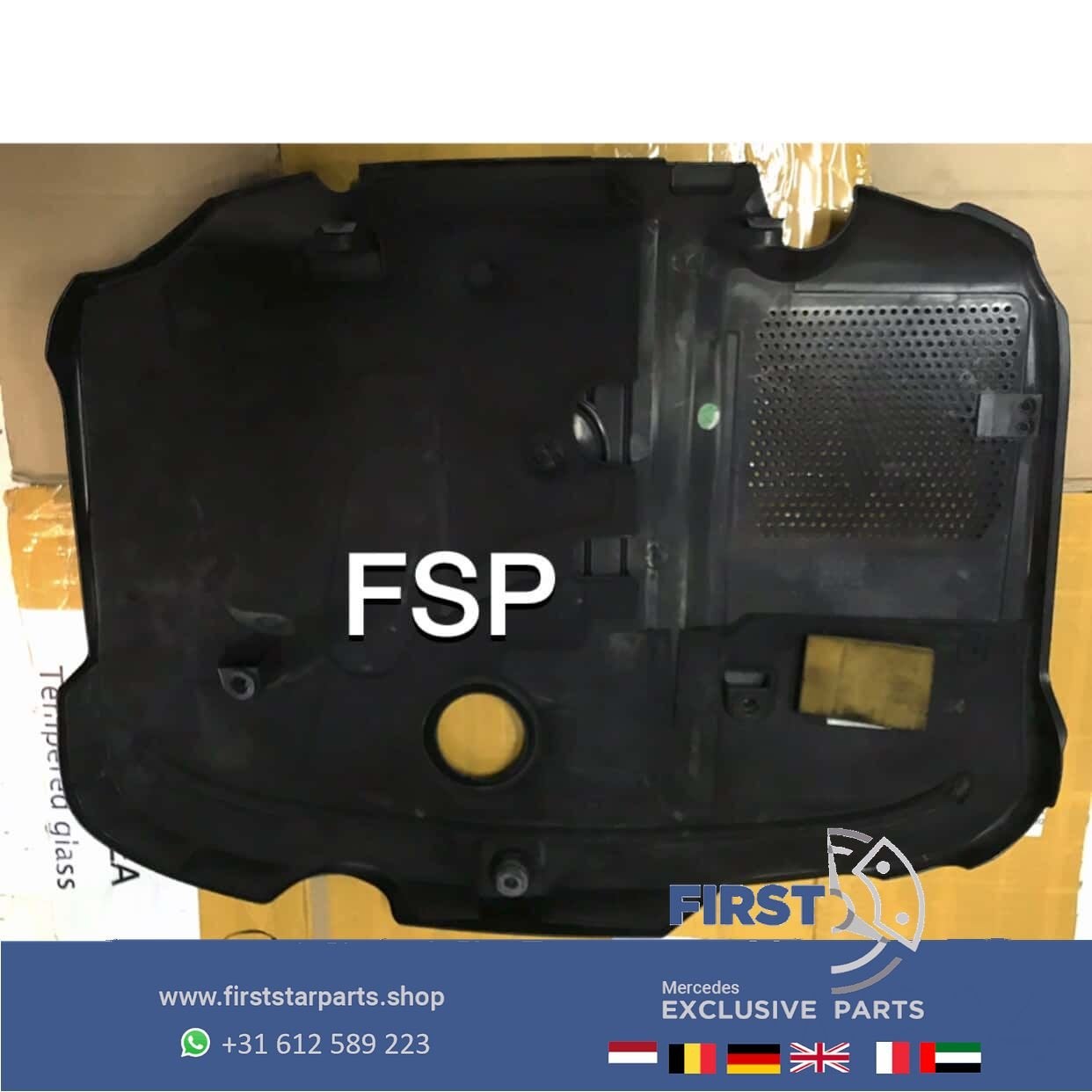 W204 W212 X204 motor afdekplaat bescherm kap Mercedes C E GL, Gebruikt, -, Ophalen of Verzenden, -