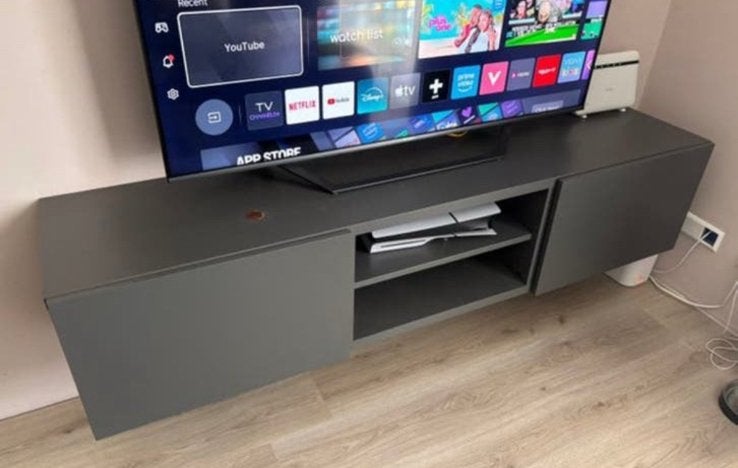 Tv meubel, Ophalen, 150 tot 200 cm, Zo goed als nieuw, Minder dan 100 cm