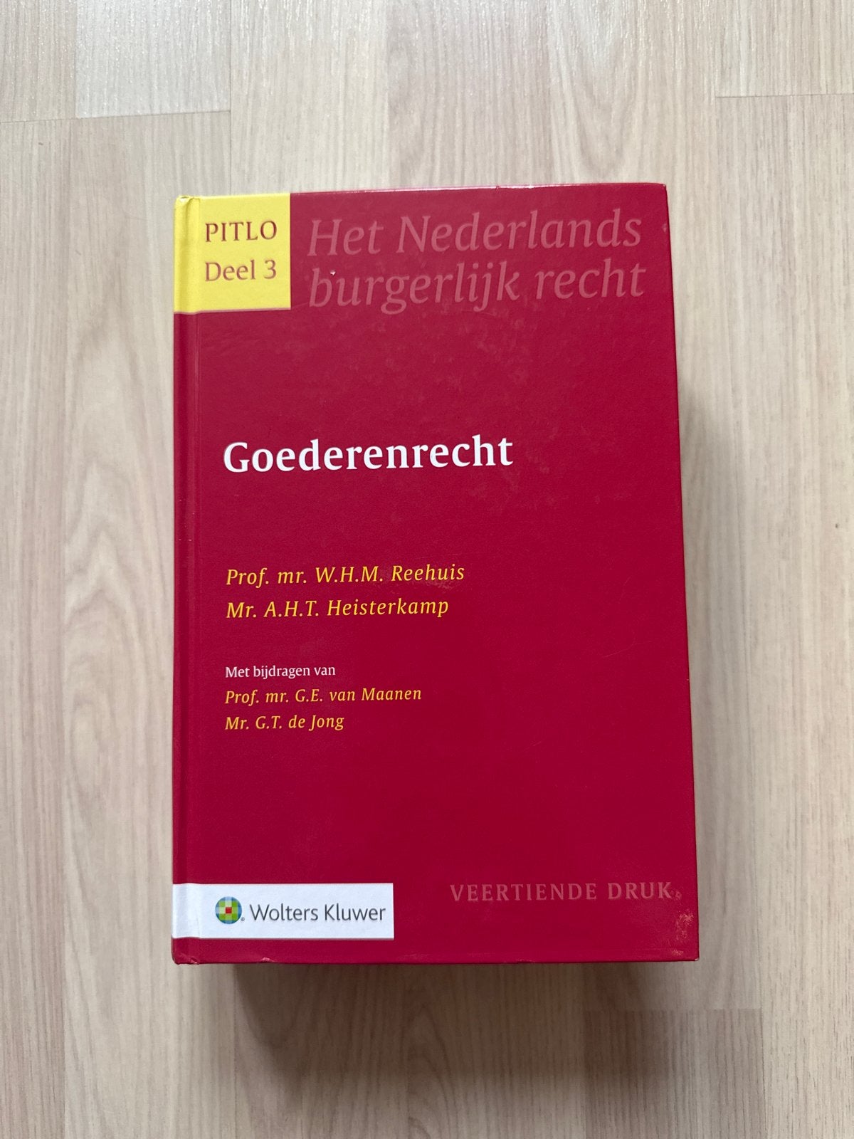 PITLO Deel 3 Goederenrecht (14e druk), Ophalen of Verzenden, Gamma, Gelezen, WO