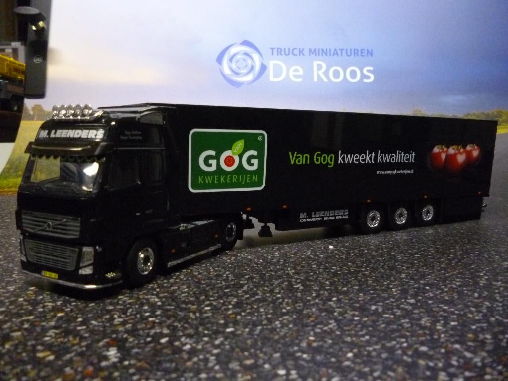 Tekno Volvo FH3 Leenders in kleuren Van Gog, Ophalen of Verzenden, Nieuw, Bus of Vrachtwagen, Tekno