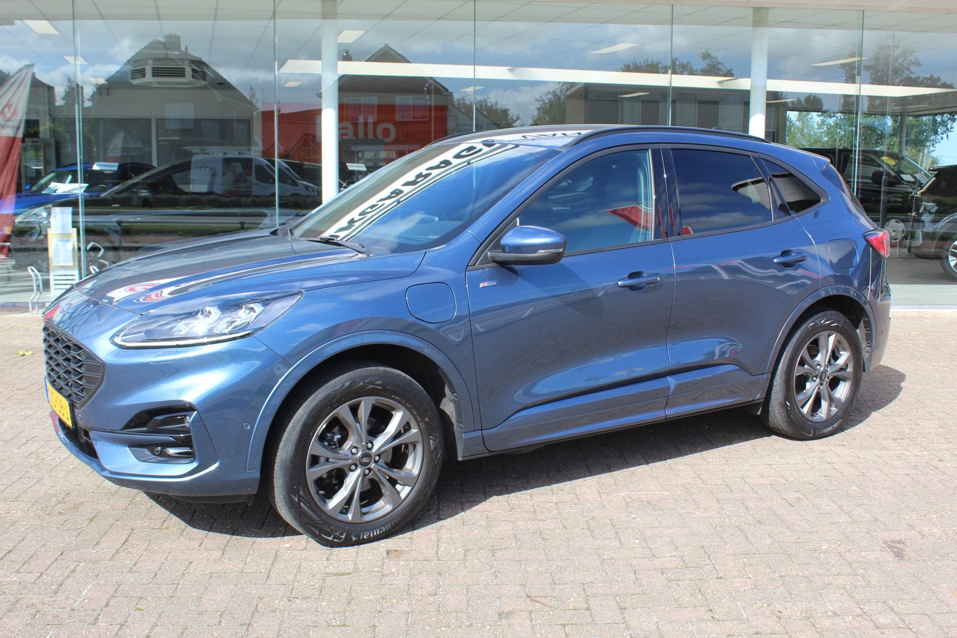 Ford Kuga 2.5 PHEV ST-Line X , 225pk , 1500kg Trekgewicht Cl, Gebruikt, 4 cilinders, Blauw, Plug-in hybride
