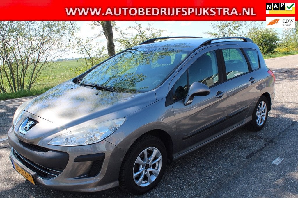 Peugeot 308 SW 1.6 VTi X-Line // APK 03/2027 //, Voorwielaandrijving, Zwart, 4 cilinders, 715 kg