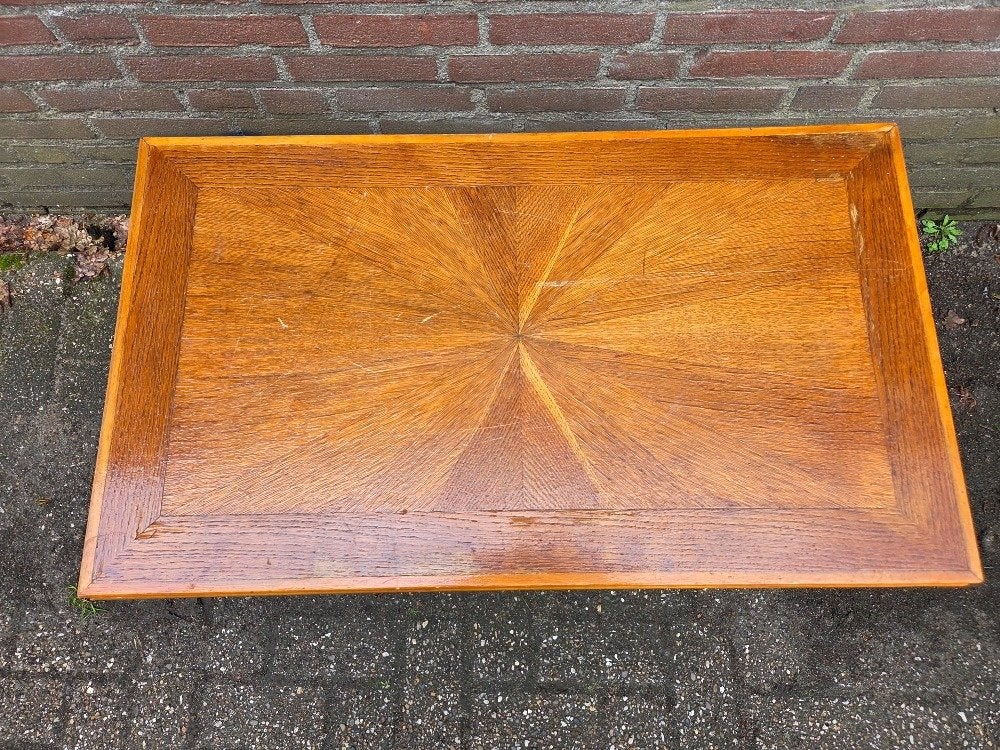 kloostertafel bijzettafel eiken vintage, Ophalen of Verzenden, 'T Olde Gre-j, Info@toldegrej.nl, Endepoelstraat 20f Didam