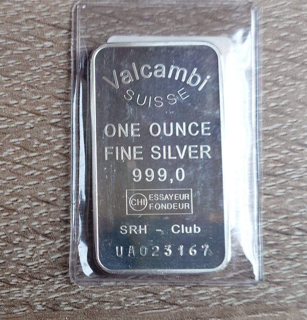 1 Oz Valcambi Suisse, Verzenden, Zilver