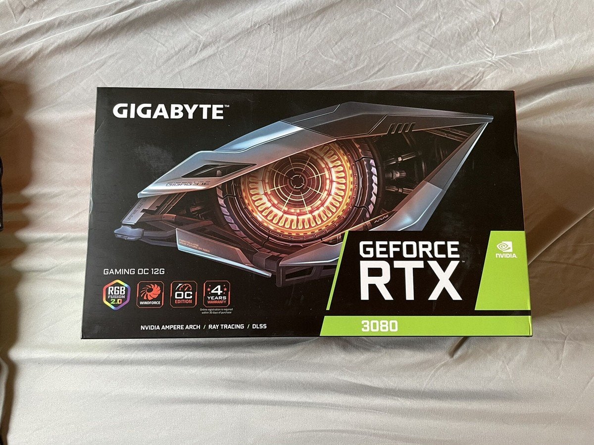 Gigabyte 3080 12gb OC, Computers en Software, Videokaarten, Ophalen, GDDR6, PCI-Express 4, Zo goed als nieuw