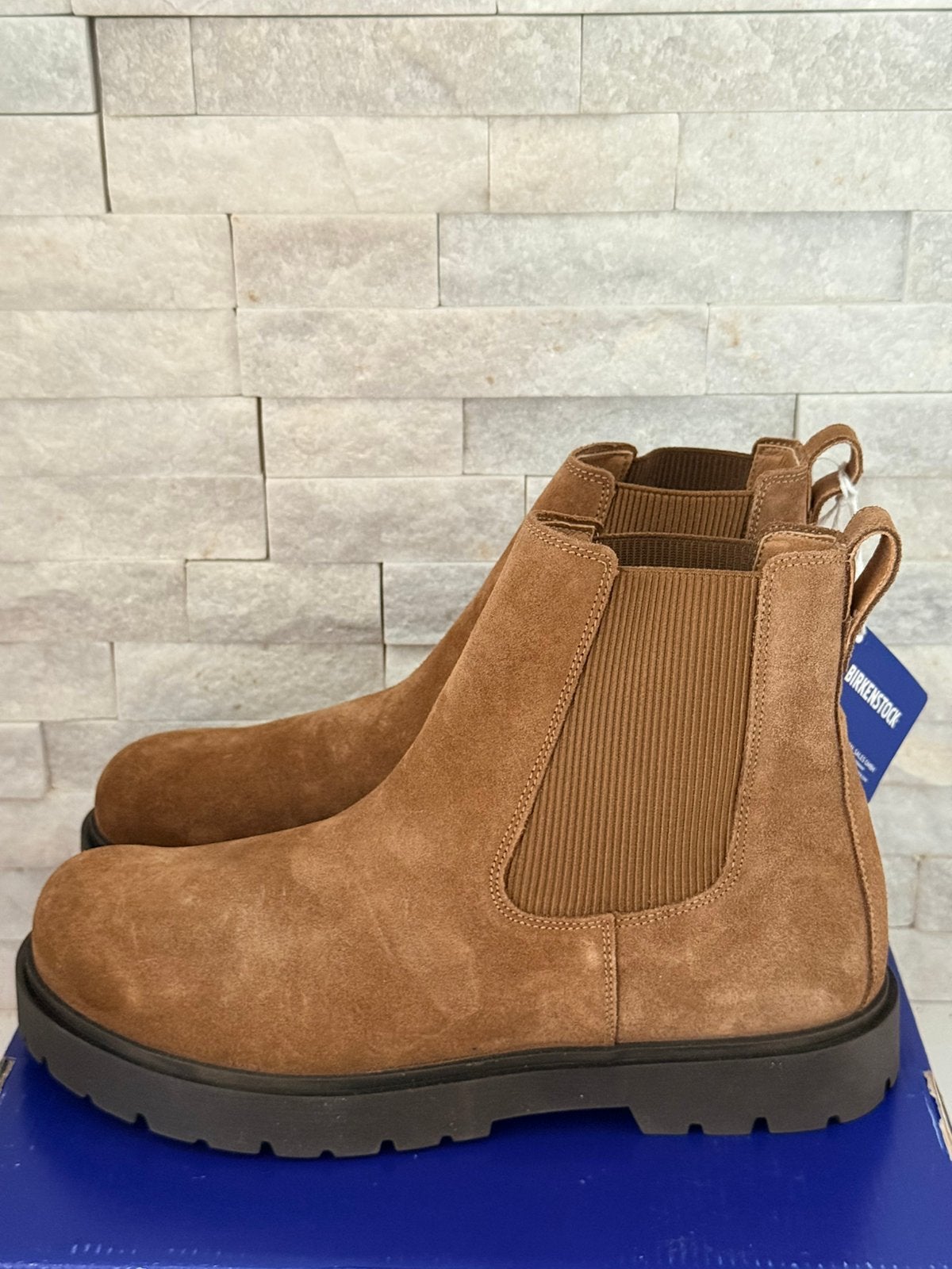 Birkenstock Highwood Slip On Mid Dark Tea | Maat 43 | Nieuw, Kleding | Heren, Bruin, Boots, Nieuw, Ophalen of Verzenden
