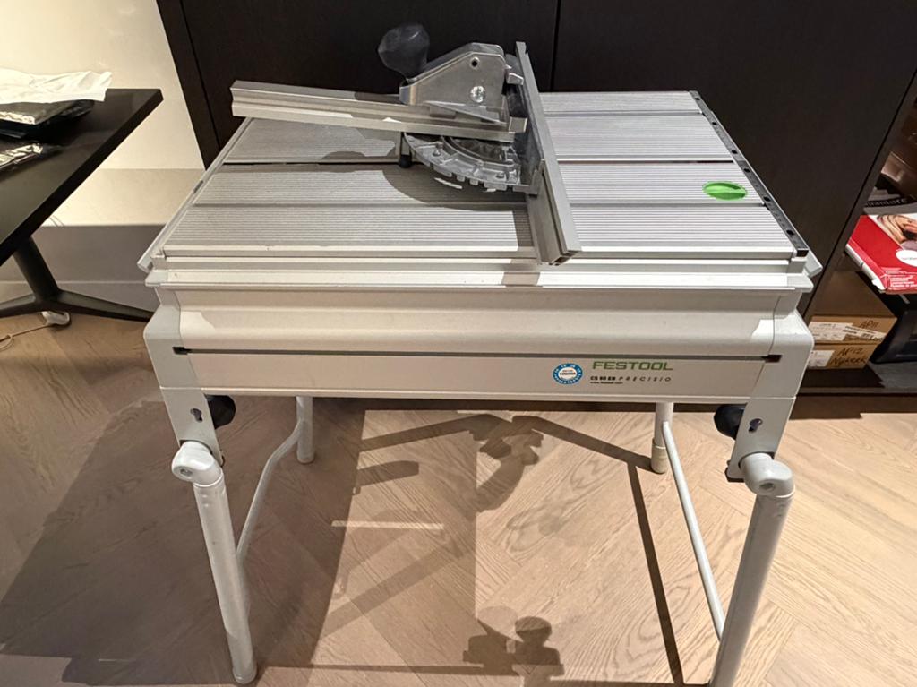 Festool (trek)zaagtafel CS 50 EB precisio in topcondtie, Ophalen, 1200 watt of meer, Cirkelzaag, 30 tot 70 mm