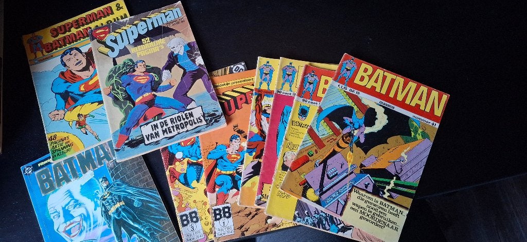 Nederlandse Superman en Batman comics, Boeken, Meerdere comics, Ophalen of Verzenden, Gelezen, Europa