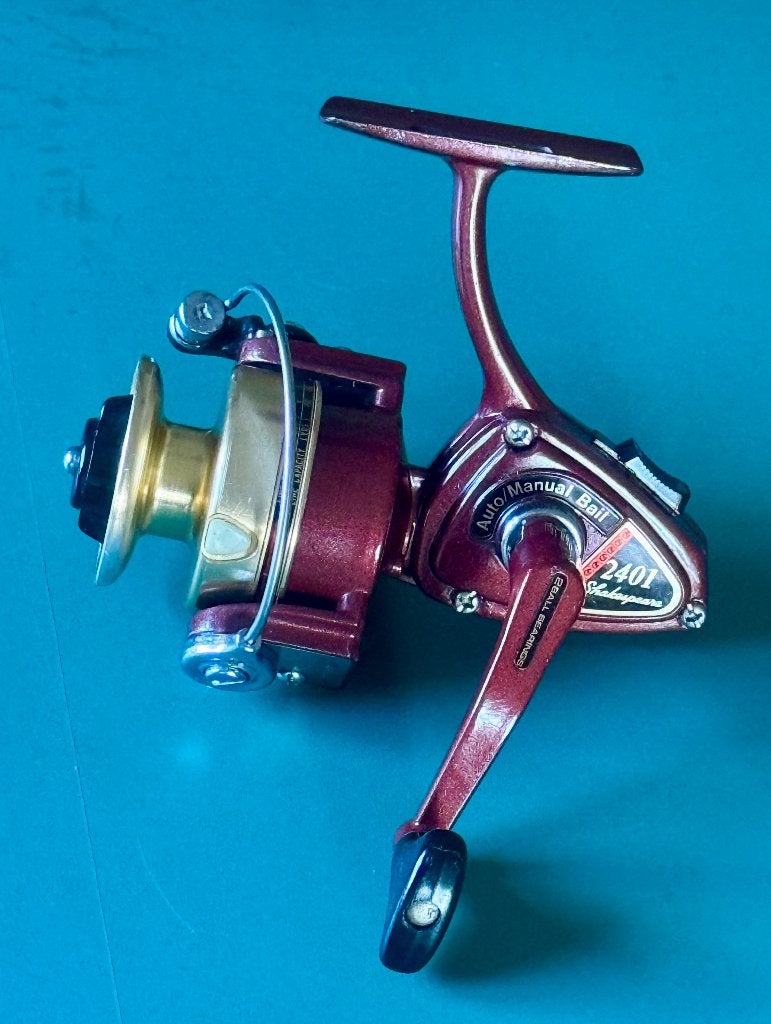 Shakespeare Super Ambidex 2401 ROOD (maroon), Ophalen, Zo goed als nieuw, Molen