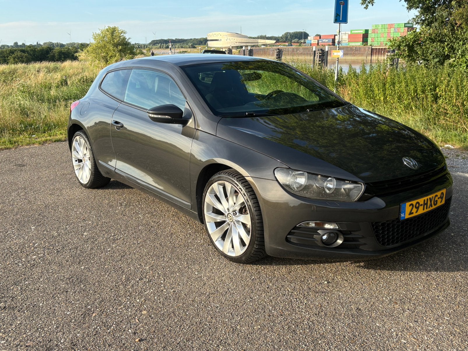 Volkswagen Scirocco 1.4 TSI 160 pk 2008 Bruin, Auto's, Volkswagen, Voorwielaandrijving, 15 km/l, Zwart, 4 cilinders