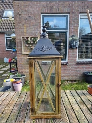 tuinlantaarn, Gebruikt, Staande lamp, Ophalen of Verzenden, Netvoeding