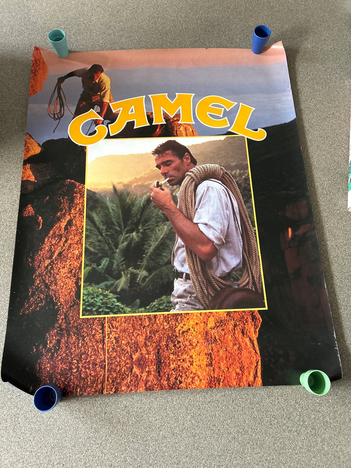 Vintage Camel Poster circa 150 x 120, Ophalen, A1 t/m A3, Overige onderwerpen, Rechthoekig Staand