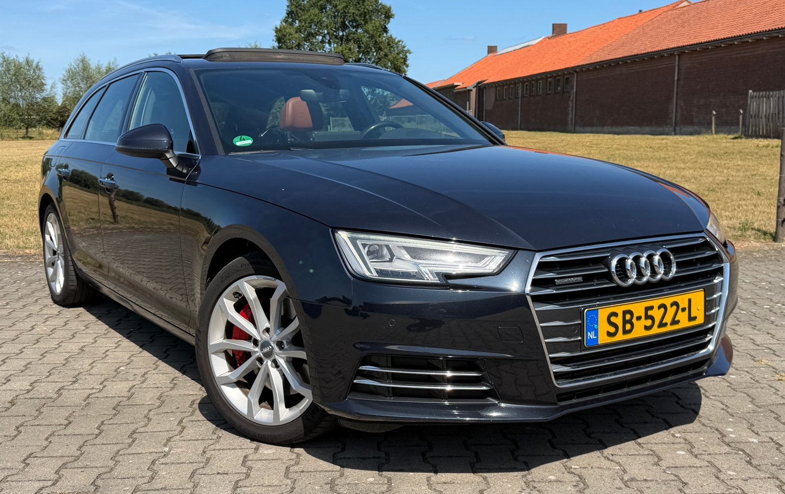 Audi A4 3.0 TDI Quattro 272Pk 2016 Blauw DealerOH Pano Trekh, Auto's, Audi, Automaat, 197 €/maand, Blauw, A4