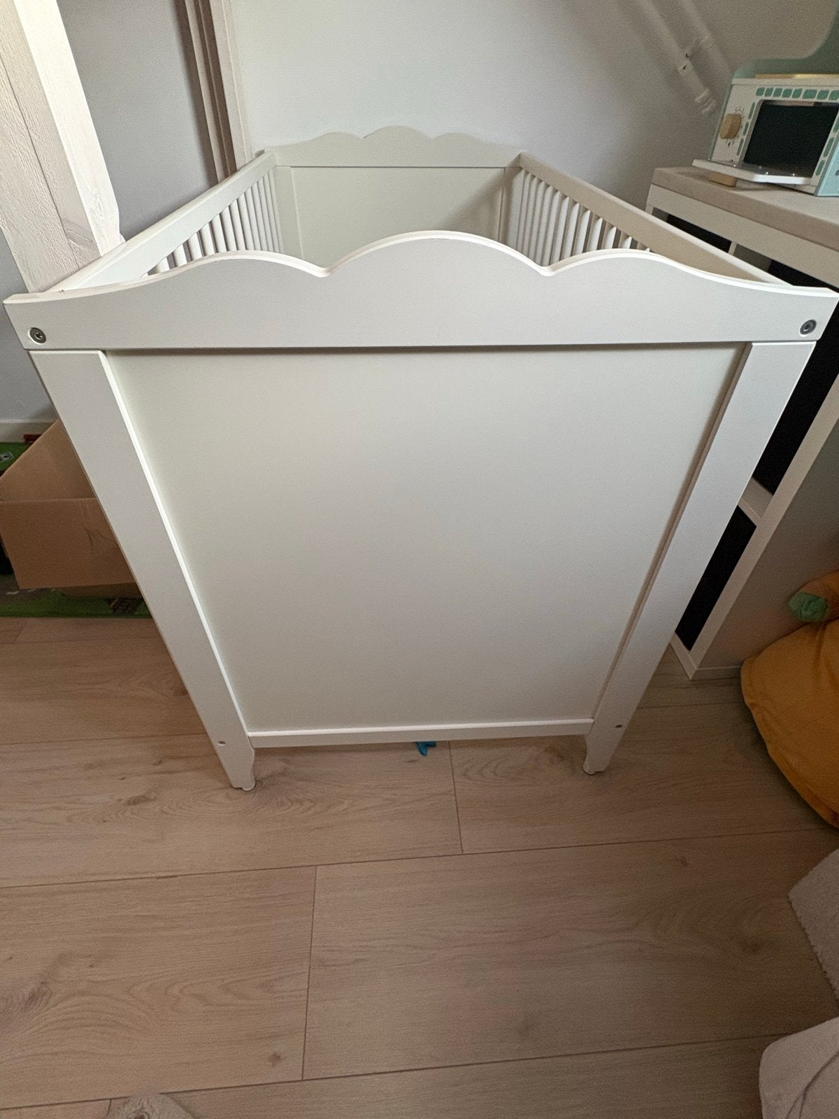 IKEA Smagora Ledikant Wit - Zo goed als nieuw, Kinderen en Baby's, Babywiegjes en Ledikanten, Ophalen, Zo goed als nieuw, Ledikant