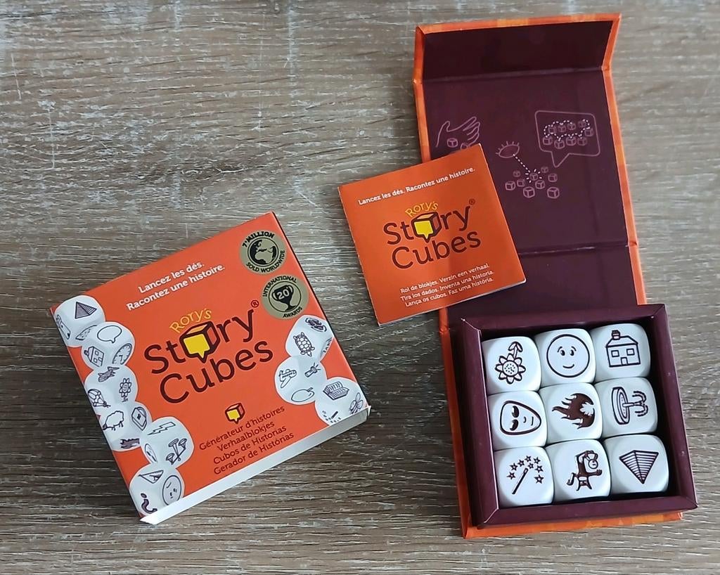 Rory's Story Cubes verhalen dobbelstenen groep klas spel 6+, Vijf spelers of meer, Ophalen of Verzenden, Zo goed als nieuw
