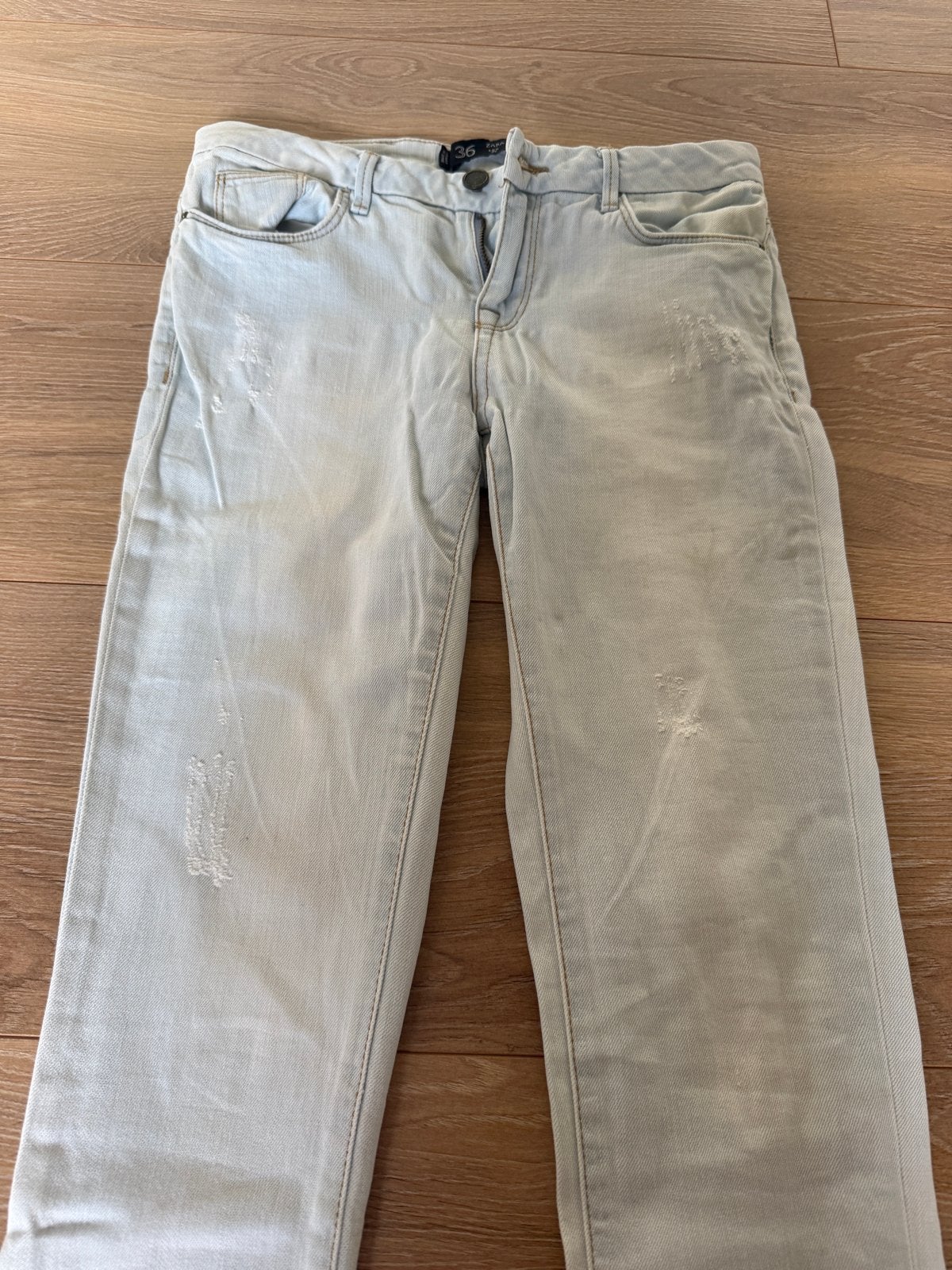 Zara Basic Dept jeans lichtblauw maat 36, Kleding | Dames, Ophalen of Verzenden, Gedragen, Blauw, W28 - W29 (confectie 36)