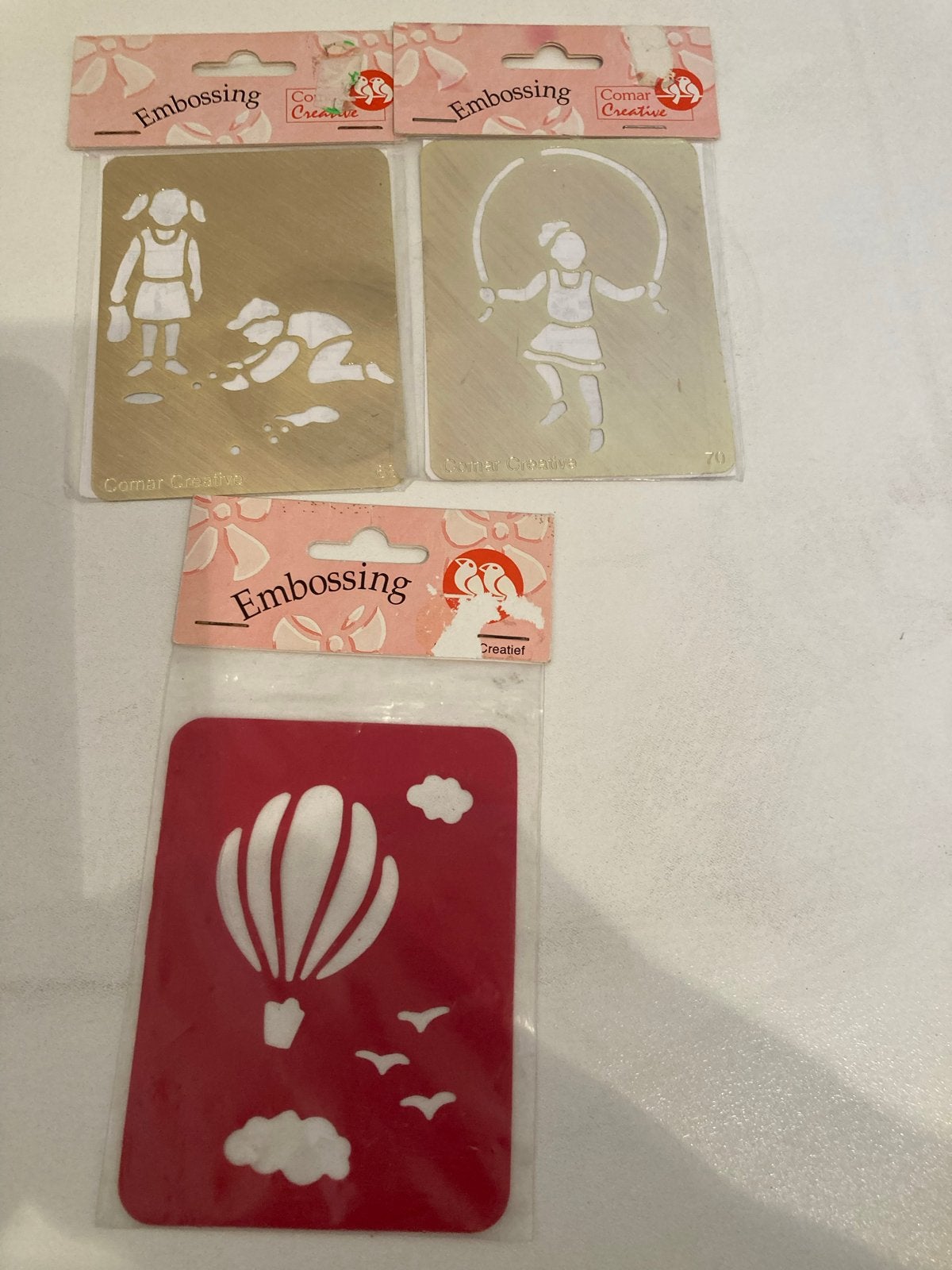 Nieuwe Embossing Sjablonen - Comar Creative, Dieren, Nieuw, Overige merken, Knutselmateriaal