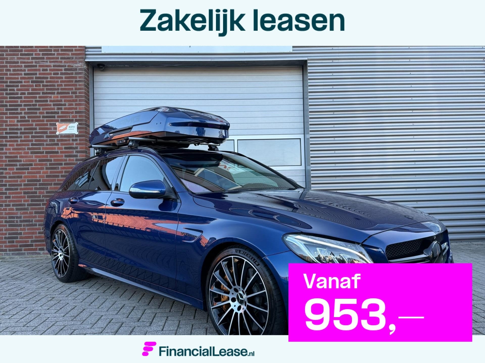 Mercedes-Benz C-klasse Estate AMG 63 S Edition 1! Keramisch!, Automaat, Achterwielaandrijving, Gebruikt, Blauw