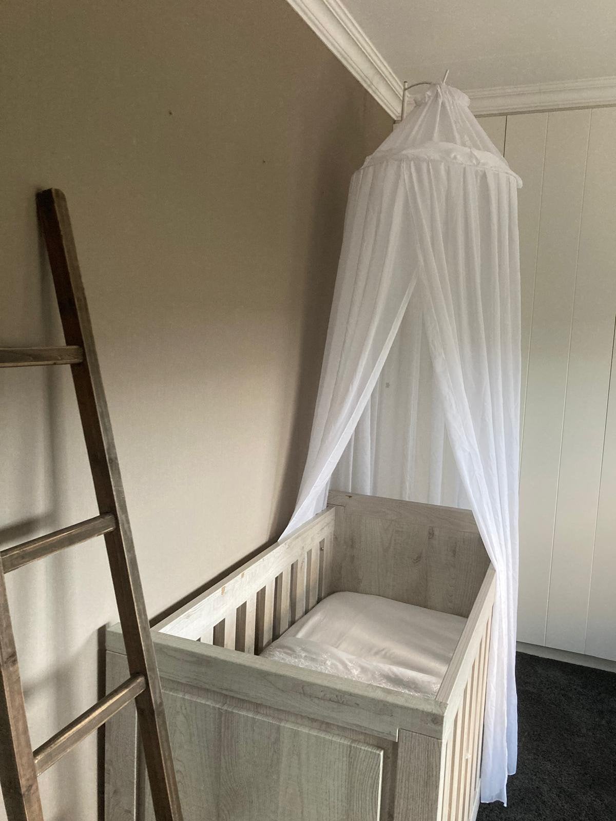 klamboe jollein met piekstok, Ophalen, Jollein, Inclusief standaard, Zo goed als nieuw