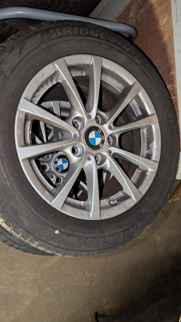 BMW 3 4 serie velgen met winterbanden 6796236, Ophalen, Gebruikt, Velg(en), 16 inch